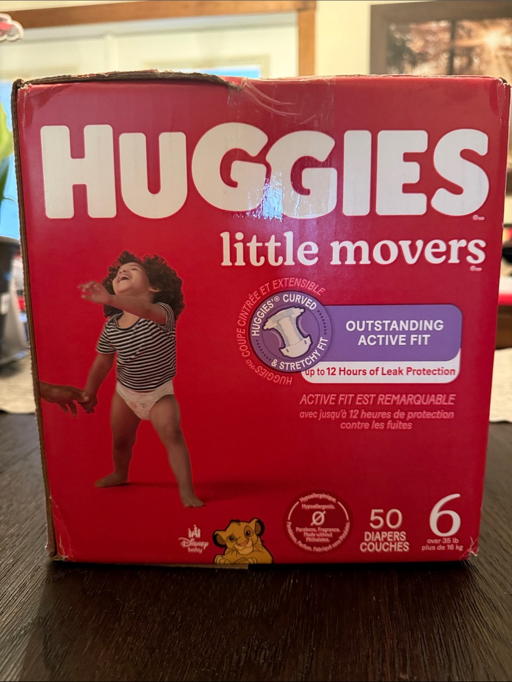 Huggies Little Movers Size 6 Diapers - Pink/Red Pack